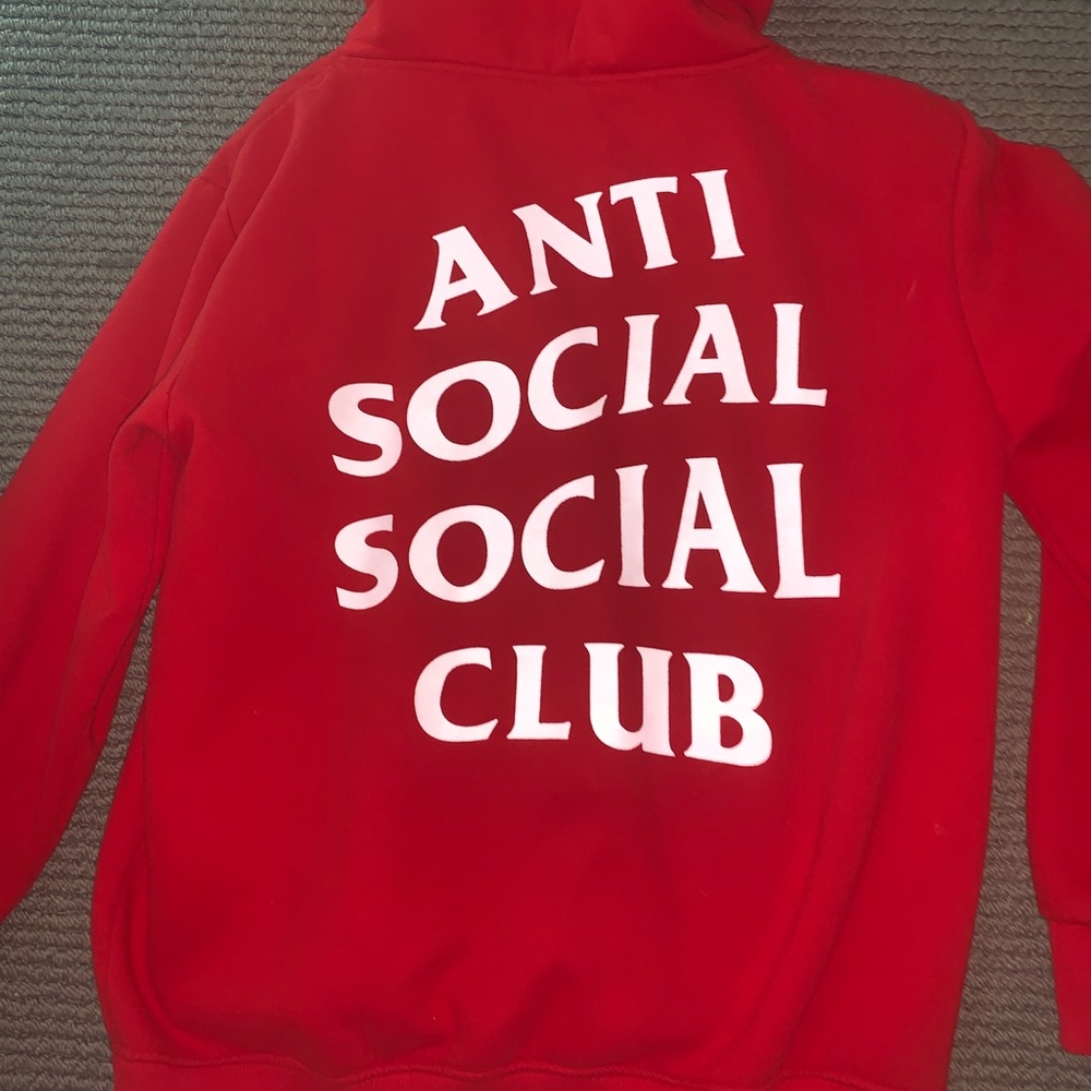Work once. Anti social social club hoodie
